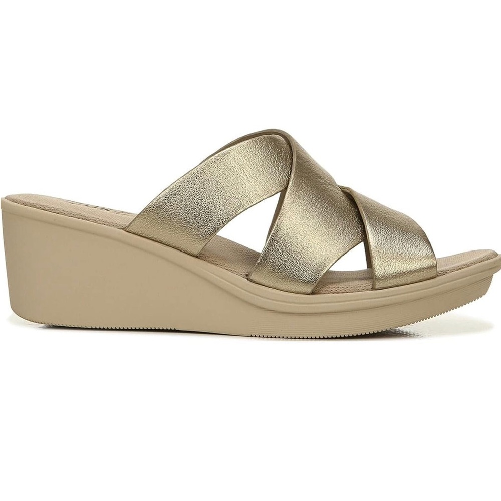 Naturalizer Gold Leather Sandals